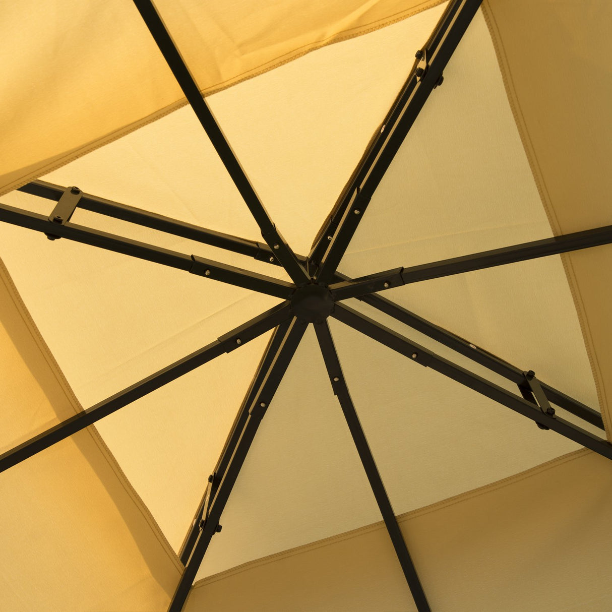 easycomfort easycomfort gazebo da giardino di lusso tendone da giardino 3x3 m