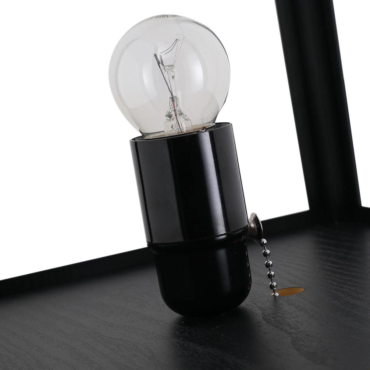 easycomfort easycomfort lampada da terra moderna lampadina illuminazione interna salvaspazio con ripiani da soggiorno cotone mdf 26 x 26 x 160 cm nero e bianco ean 8054111846059