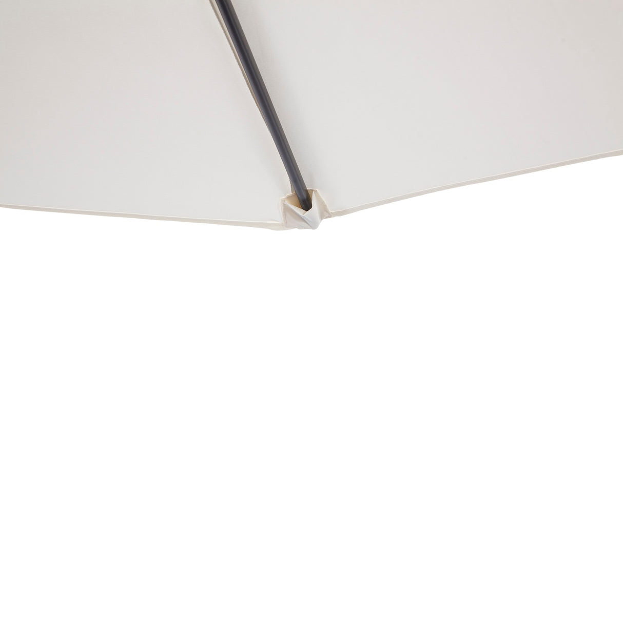 easycomfort easycomfort ombrellone semicircolare impermeabile protezione uv bianco 269 x 138 x 236cm
