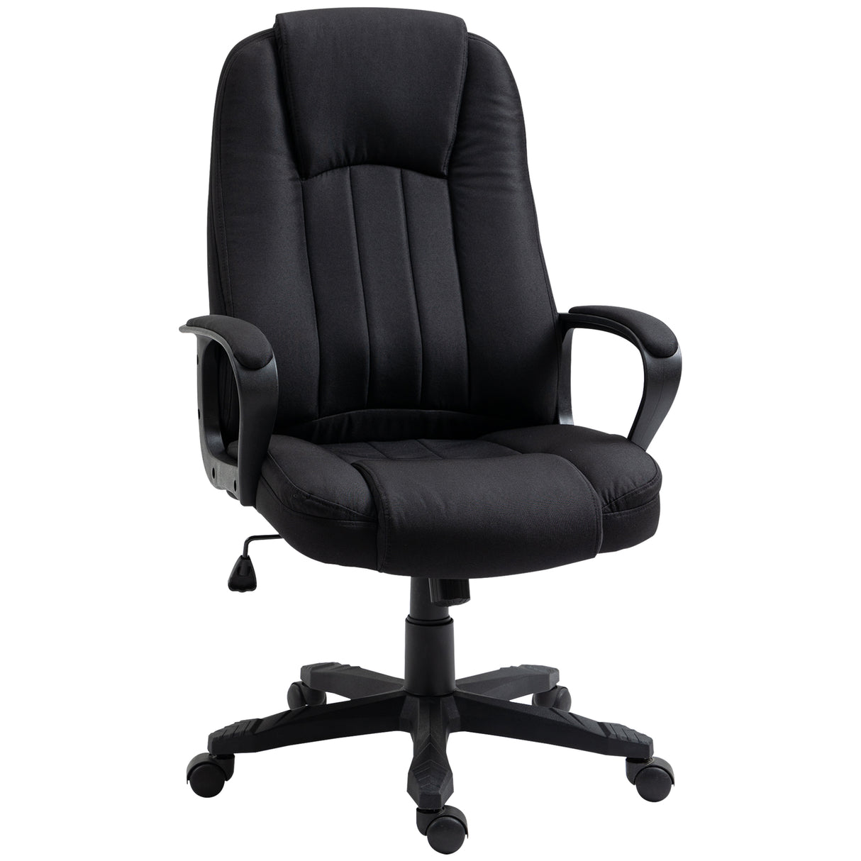 easycomfort easycomfort poltrona da ufficio massaggiante ad altezza regolabile 60x74x106 116cm nera