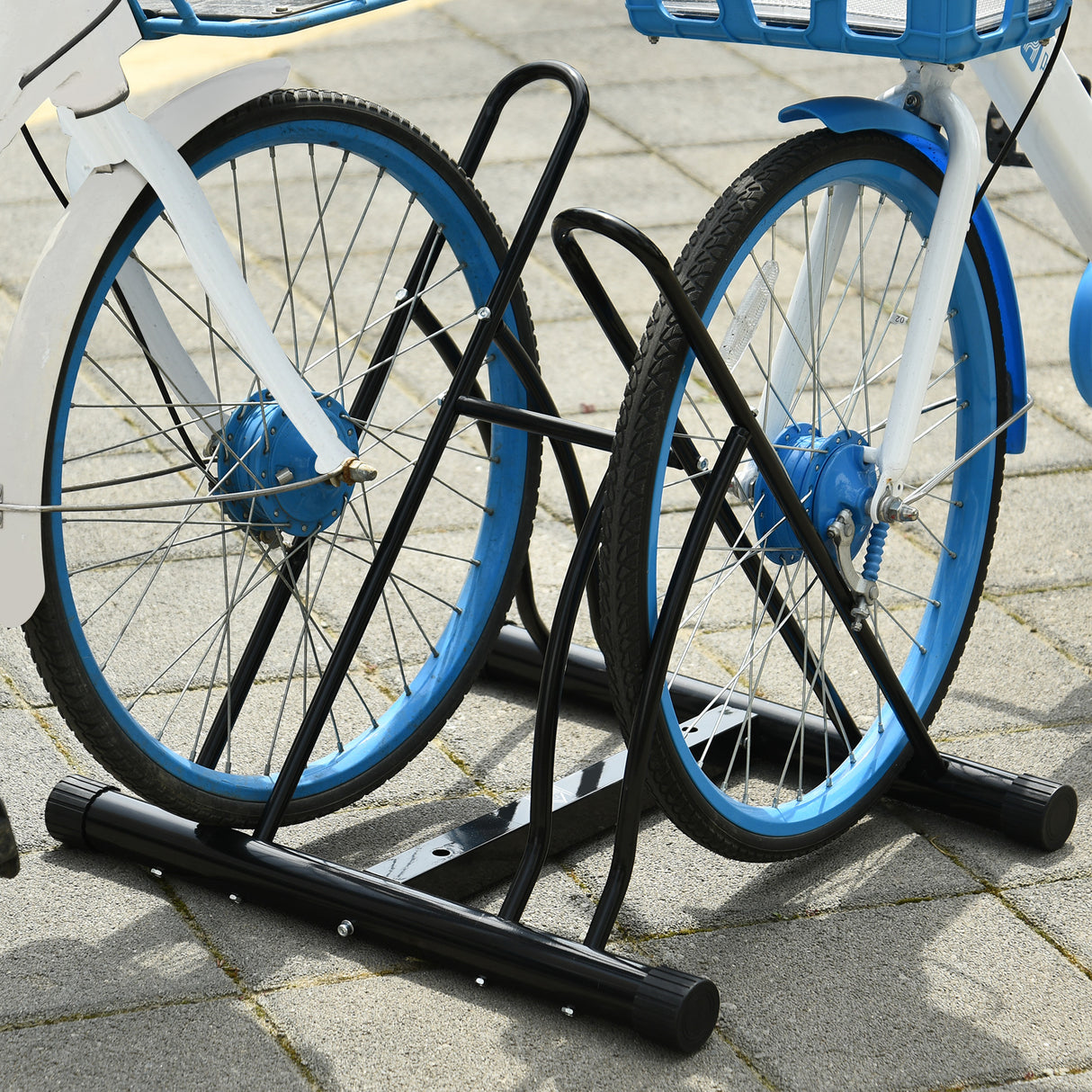 easycomfort easycomfort portabiciclette parcheggio bici per interno ed esterno 60 x 54 x 57 cm