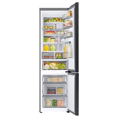 samsung frigorifero combinato samsung rb38c7b6db1 bespoke ai 390 litri classe d a203xl595xp658 no frost smartthings bixby alexa antracite ean 8806094990461