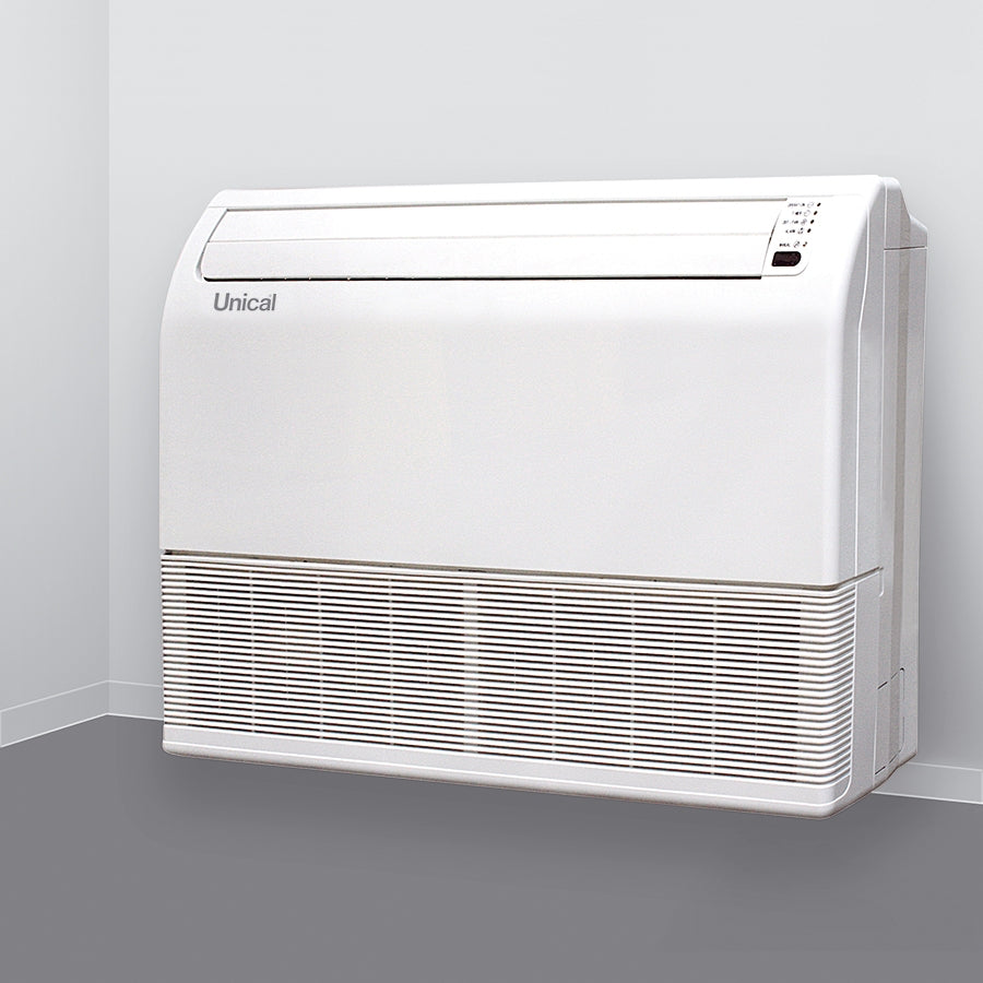 unical condizionatore climatizzatore unical pavimentosoffitto 48000 btu ps11 48h classe aa gas r 32 wi fi optional