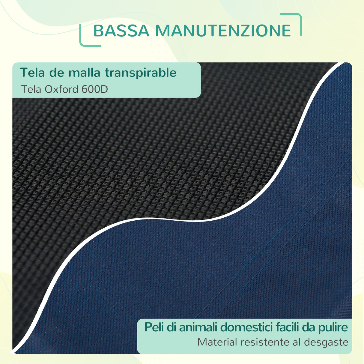 easycomfort easycomfort lettini per cani in tessuto traspirante impermeabile per cani fino 30kg 76x61x18cm