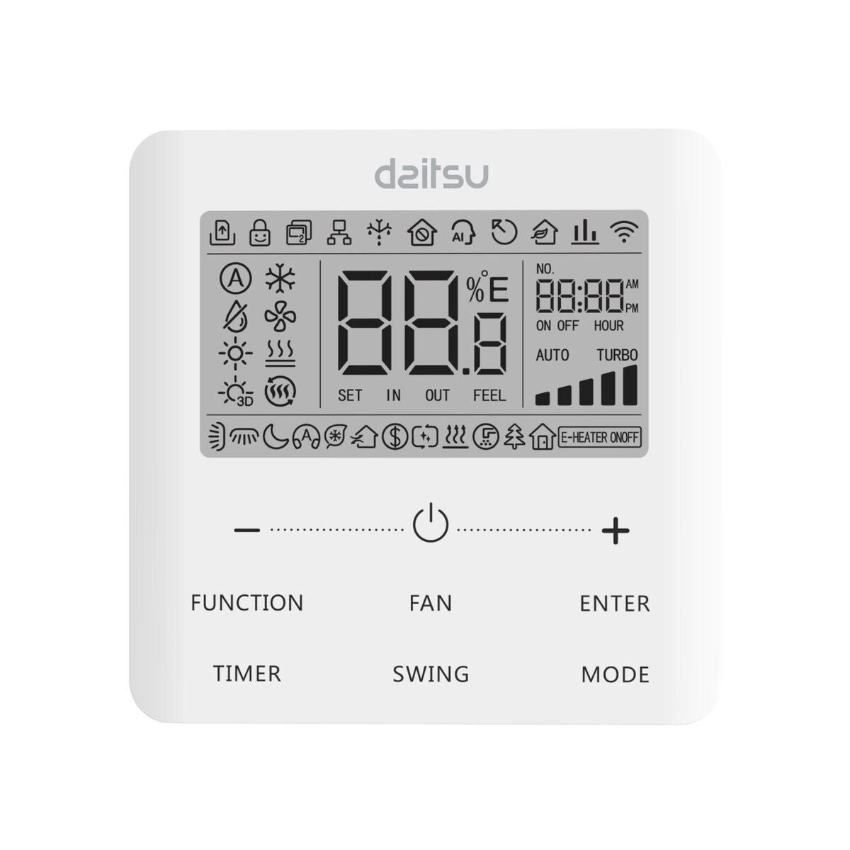daitsu condizionatore canalizzato daitsu 12000 btu acd12kdbs r 32 wi fi integrato con comando a filo