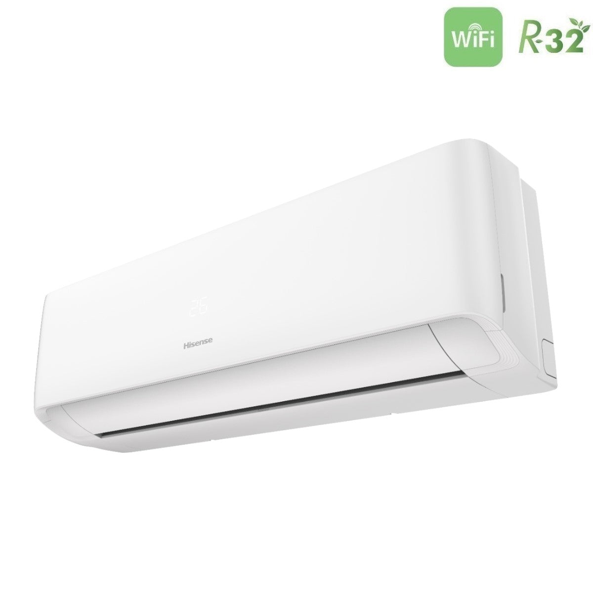 hisense climatizzatore condizionatore hisense trial split inverter serie ecosense 7712 con 3amw62u4rjc r 32 wi fi integrato 7000700012000