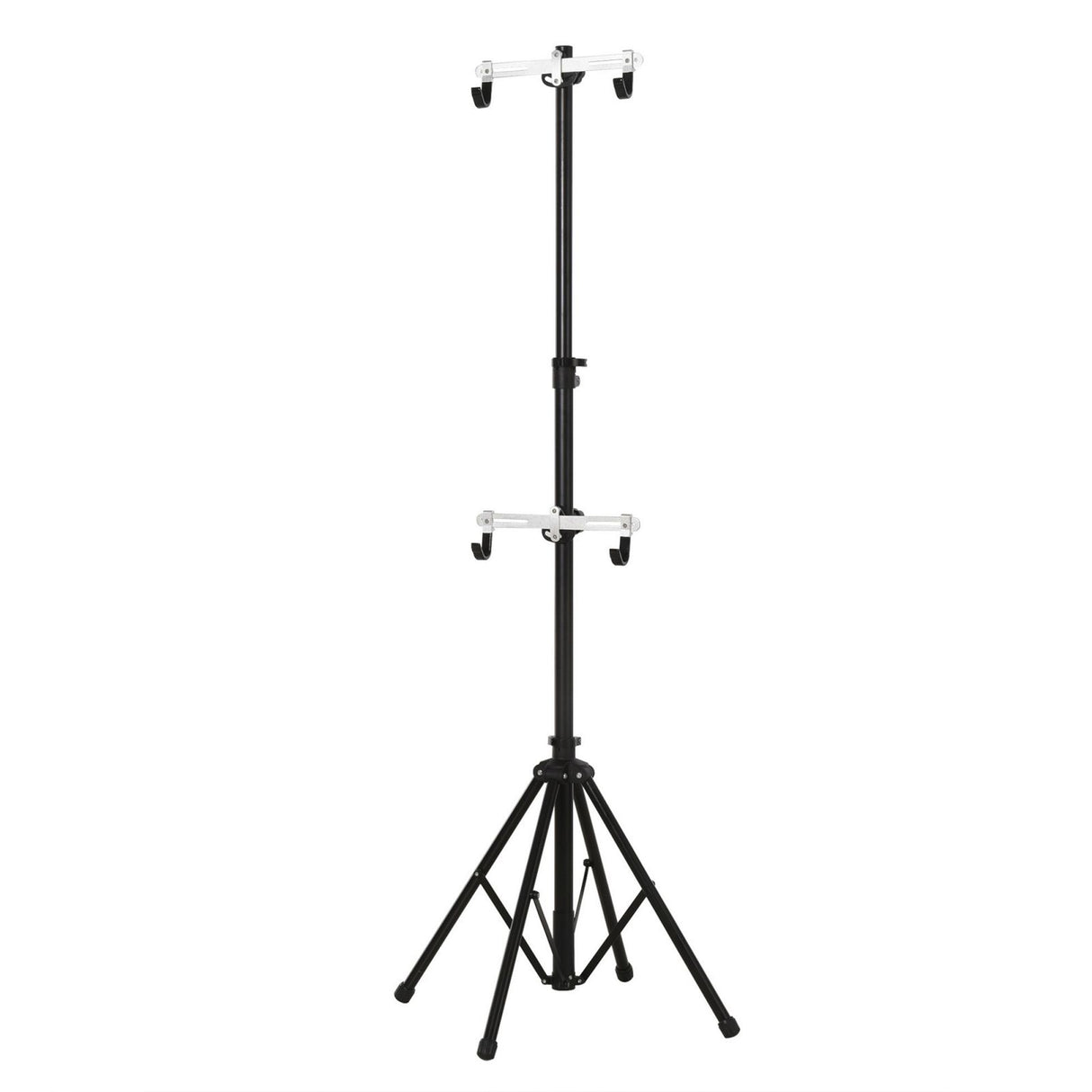 immagine-1-easycomfort-easycomfort-cavalletto-portabici-doppio-pieghevole-in-alluminio-nero-con-altezza-regolabile-166-280cm-ean-8055776910864