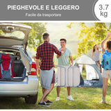 easycomfort easycomfort sdraio pieghevole reclinabile con cuscino da giardino spiaggia beige