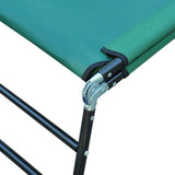 easycomfort sdraio da giardino pieghevole con schienale reclinabile su 4 posizioni 190x56x28cm verde