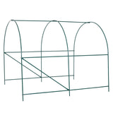 easycomfort easycomfort serra da giardino per piante a tunnel in pe 250 x 200 x 200cm