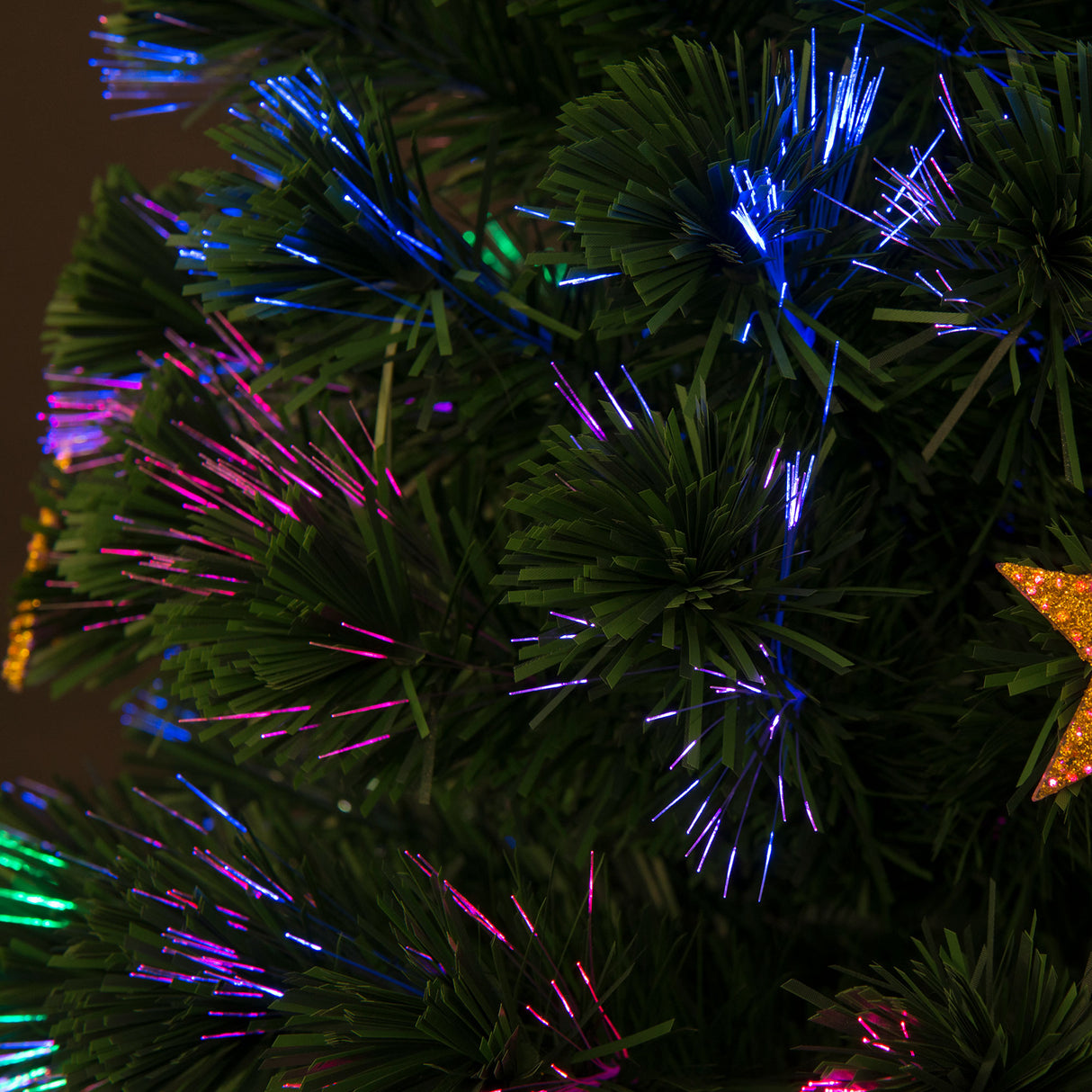 easycomfort easycomfort albero di natale 180cm con 27 luci led fibre ottiche e 230 rami albero di natale artificiale