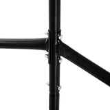 easycomfort easycomfort rella appendiabiti attaccapanni in metallo stand per vestiti con rotelle nero 150x60x170cm ean 8054111845250