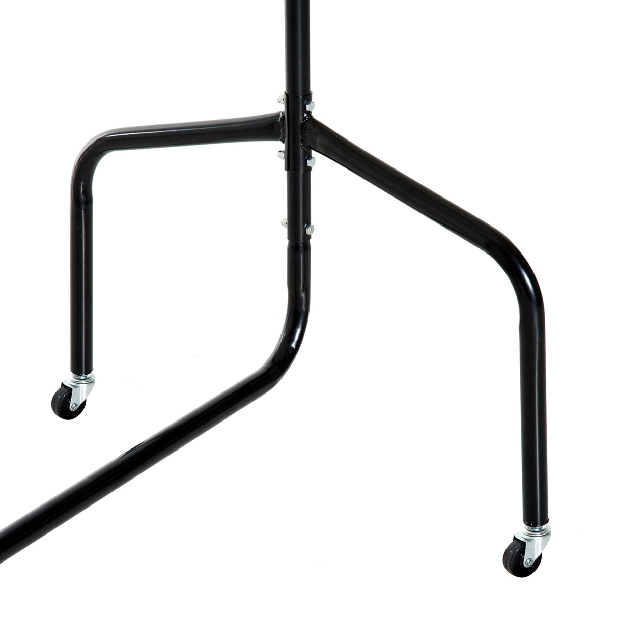 easycomfort easycomfort rella appendiabiti attaccapanni in metallo stand per vestiti con rotelle nero 150x60x170cm ean 8054111845250