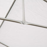easycomfort easycomfort gazebo da giardino 10x6m con pareti rimovibili e finestre acciaio e poliestere
