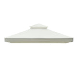easycomfort easycomfort tetto di ricambio impermeabile per gazebo da giardino doppio tetto 3x4m