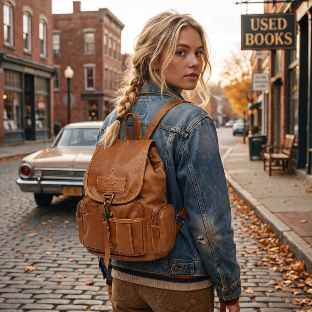 Vintage Style Women's Backpack