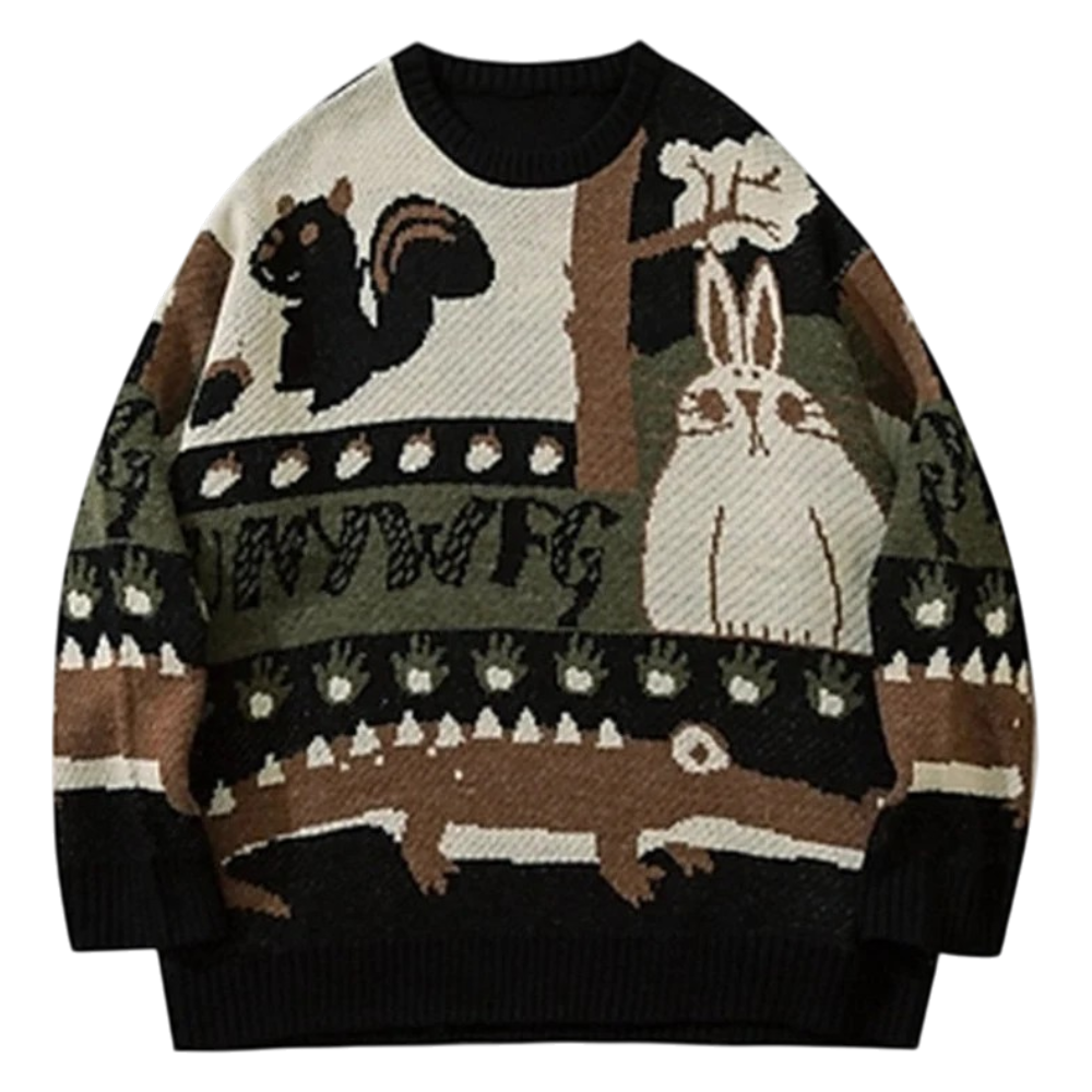 Vintage V-neck sweater