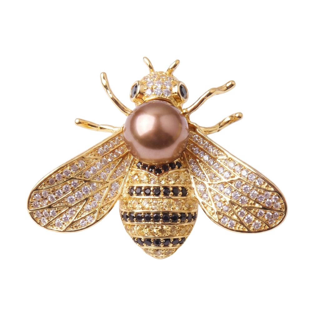 Broche Abeille Vintage