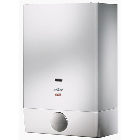 scaldabagno a gas riello mini 11 gpl completo di kit per scarico fumi
