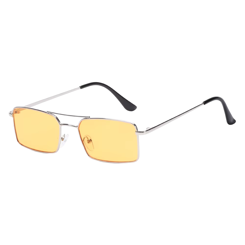 Lunettes de Soleil Rectangulaires Vintage