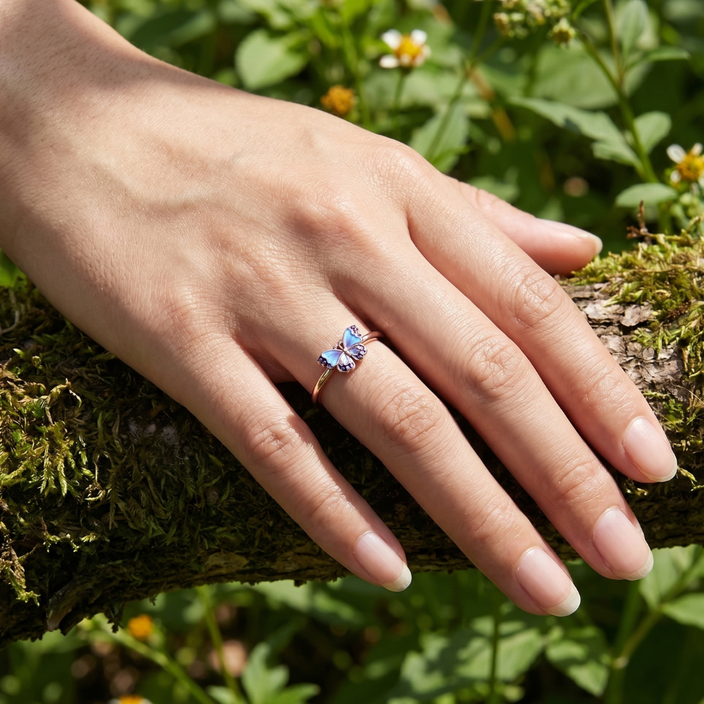 Vintage Butterfly Ring
