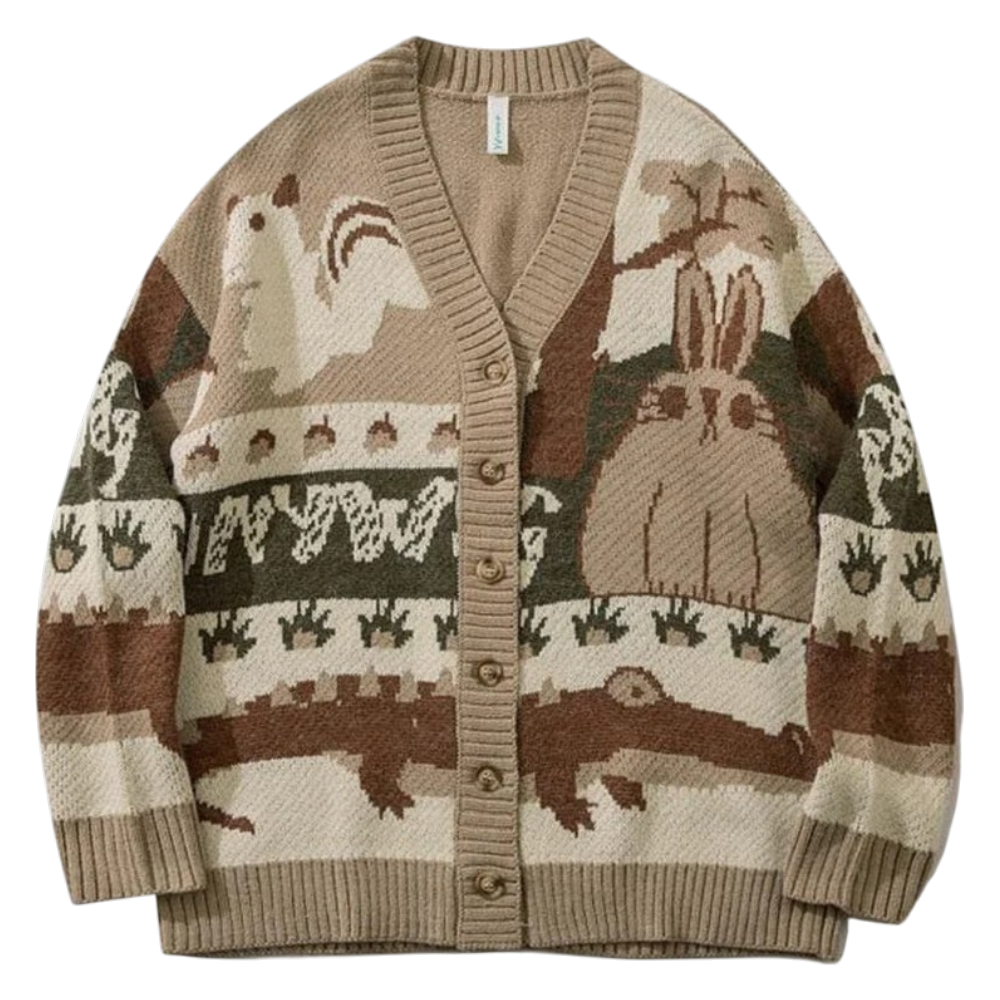 Vintage V-neck sweater