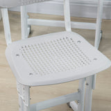 easycomfort easycomfort banco scuola con sedia ad altezza regolabile e luce per bambini 6 12 anni acciaio e mdf grigio