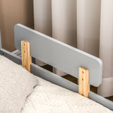 easycomfort easycomfort letto per bambini 3 6 anni con motivi a stelle e luna in pannelli di mdf e truciolato 143x76x49 cm