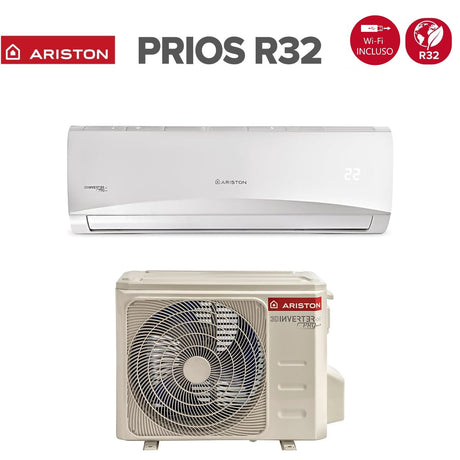 climatizzatore condizionatore ariston inverter serie prios 18000 btu c 50 mud0 r 32 wi fi optional classe a__ a_