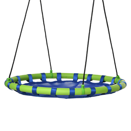 easycomfort easycomfort altalena per bambini da 3 8 anni da giardino 100cm e corde regolabili blu