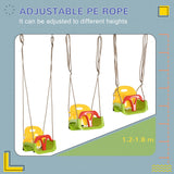 easycomfort easycomfort altalena per bambini 9 36 mesi in pp e pe con corda regolabile e cintura 42x33x120 180 cm