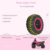 easycomfort easycomfort quad giocattolo per bambini cavalcabile con luci e suoni movimento a spinta eta consigliata 18 36 mesi rosa 67 5x38x 44cm