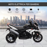 easycomfort easycomfort moto elettrica per bambini 3 5 anni max 25kg con luci musica batteria 6v e velocita 3kmh 86cmx42cmx52cm nera