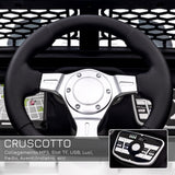 easycomfort easycomfort macchina elettrica per bambini jeep fuoristrada con telecomando e 2 velocita 100x65x72 cm bianco