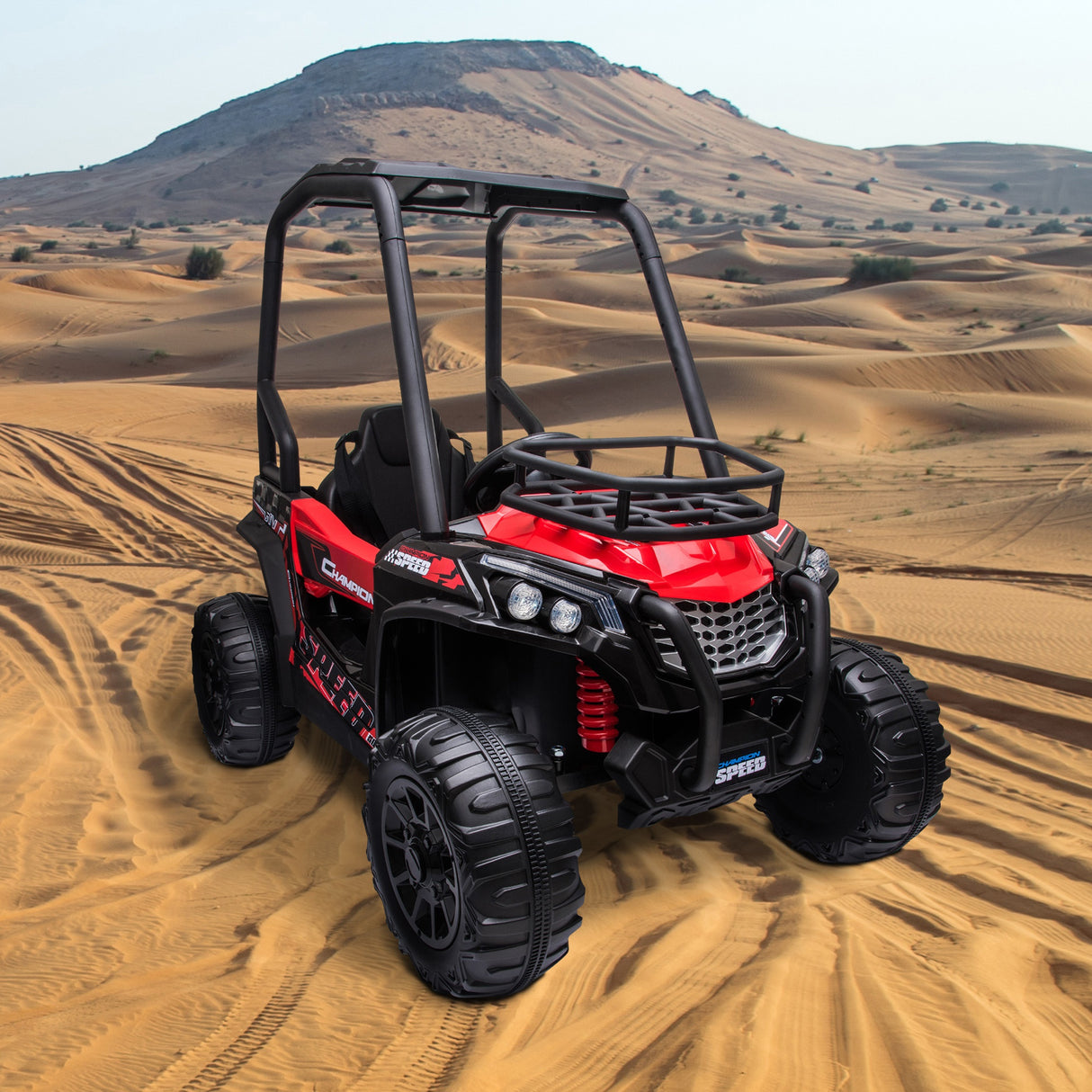 easycomfort easycomfort macchina elettrica per bambini 3 8 anni quad elettrico mini rosso e nero