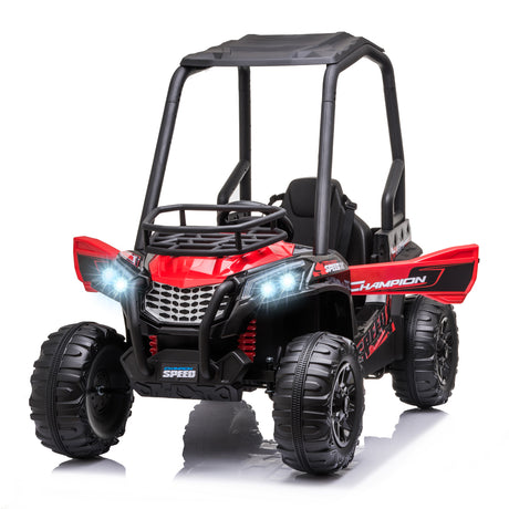easycomfort easycomfort macchina elettrica per bambini 3 8 anni quad elettrico mini rosso e nero