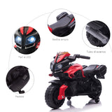 easycomfort easycomfort moto elettrica per bambini con fari e clacson batteria 6v velocita 3kmh eta 18 48 mesi 88 5x42 5x49cm rosso