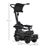 easycomfort easycomfort macchina a spinta per bambini 12 36 mesi con licenza mercedes tettuccio e maniglia di spinta 85 5x40 5x95 cm nero