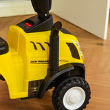 easycomfort easycomfort trattore giocattolo per bambini cavalcabile con rimorchio rastrello e pala gioco educativo per bimbi 12 36 mesi 91x29x44cm giallo
