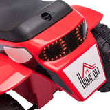 easycomfort easycomfort moto elettrica per bambini a 3 ruote con luci e suoni batteria ricaricabile 6v velocita 2 kmh per bimbi da 18 36 mesi 72x57x56cm rossa