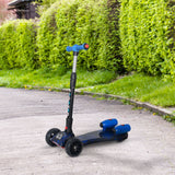 easycomfort easycomfort monopattino pieghevole e regolabile per bambini piccoli 3 8 anni blu