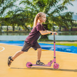 easycomfort easycomfort monopattino per bambini 3 7 anni pieghevole a 2 ruote e altezza regolabile 67x30x63687376 cm rosa