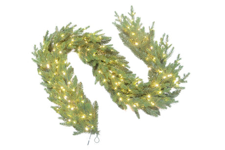le stelle ghirlanda di natale in pvc lunghezza 180cm diametro 25 cm con 200 luci led incluse