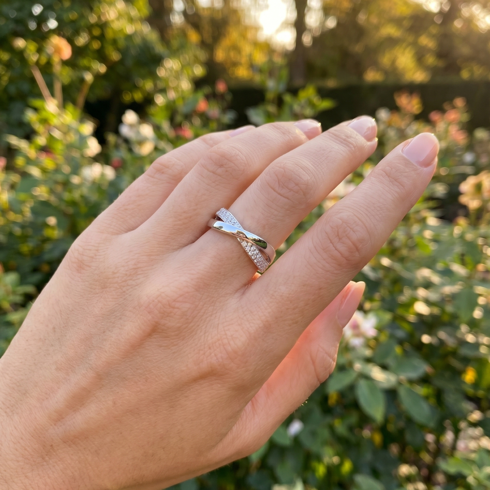 Vintage White Gold Ring
