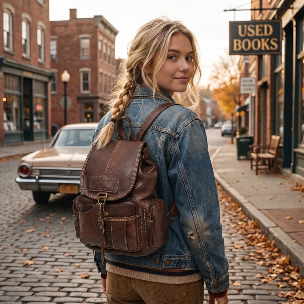 Vintage Leather Travel Bag