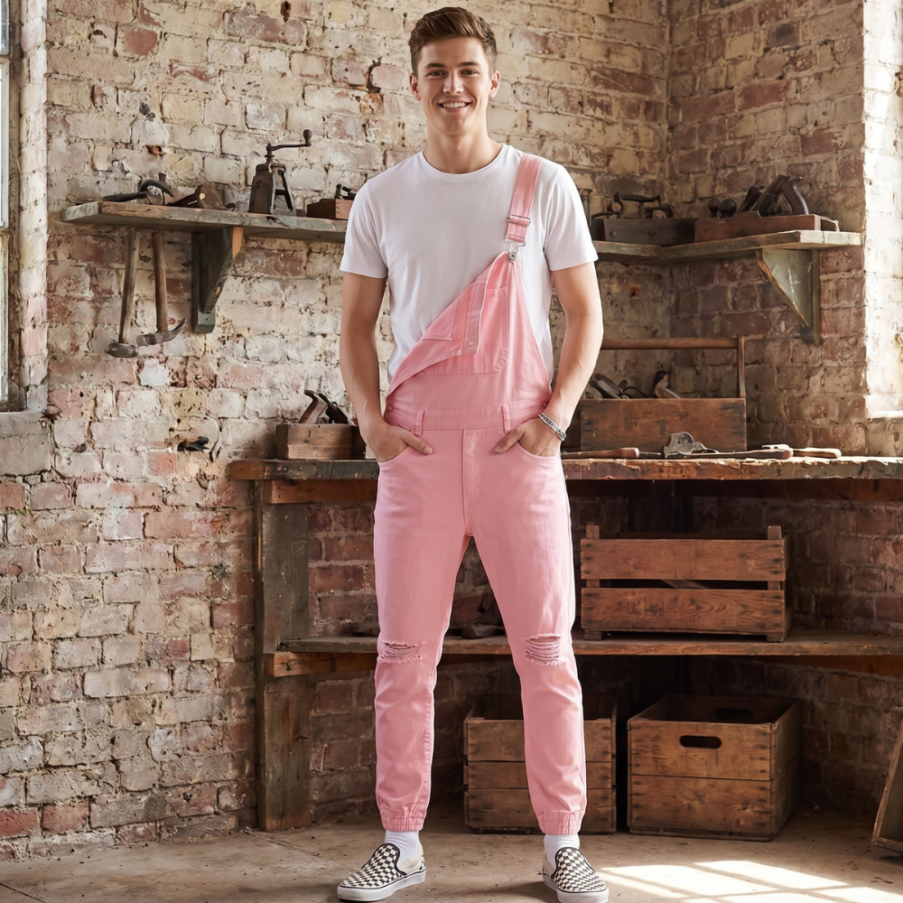 Salopette Rose Homme