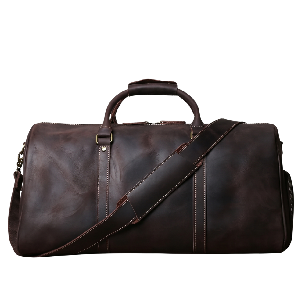 Vintage Men's Leather Sports Bag