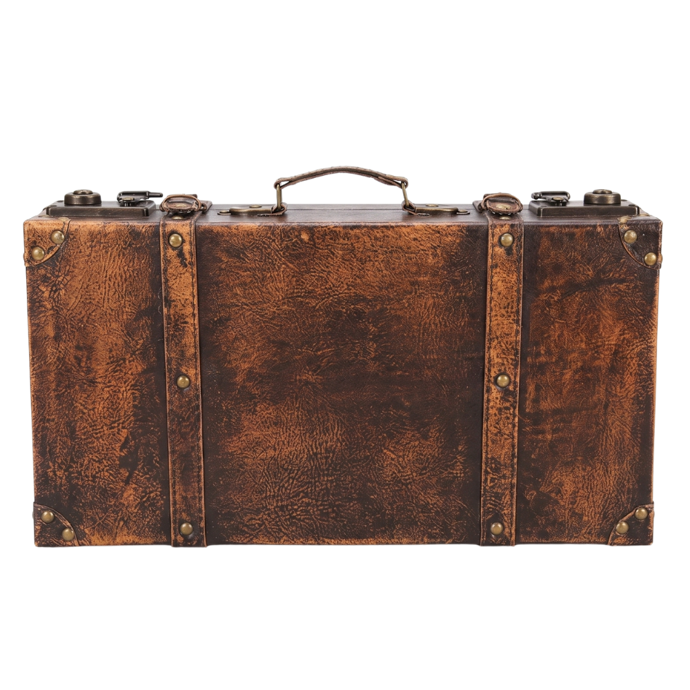 Vintage Brown Suitcase