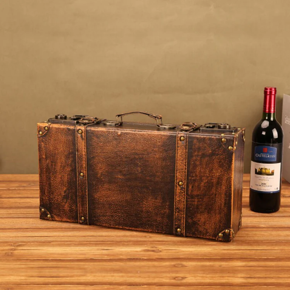 Vintage Brown Suitcase