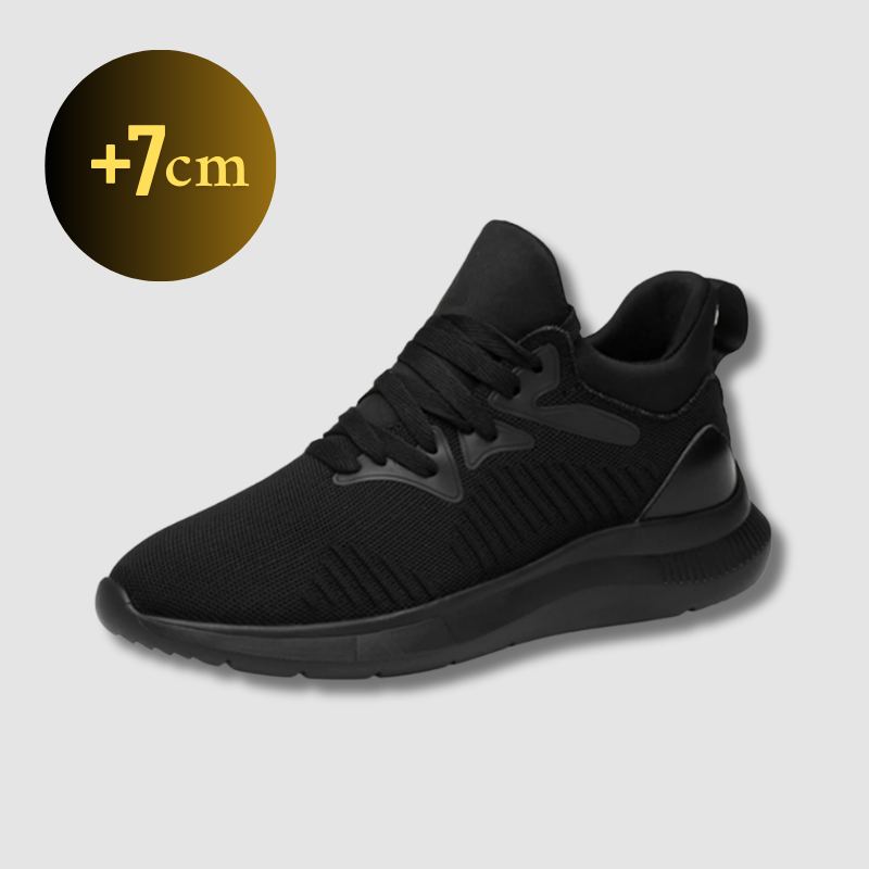 Sneakers Rehaussantes Noir +7cm